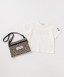 petit main | 【GERRY】 サコッシュつきバックロゴTシャツ(Tシャツ/カットソー)