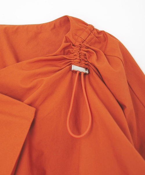 HeRIN.CYE（ヘリンドットサイ）の「ドロストブルゾン（ブルゾン・レディース・ホワイト/オレンジ/カーキ・FREE）」の22枚目の写真