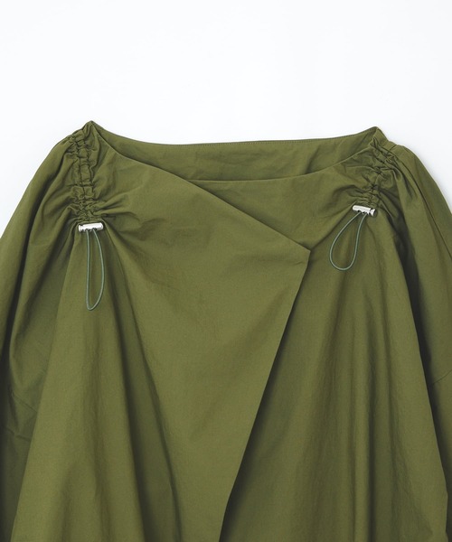 HeRIN.CYE（ヘリンドットサイ）の「ドロストブルゾン（ブルゾン・レディース・ホワイト/オレンジ/カーキ・FREE）」の15枚目の写真