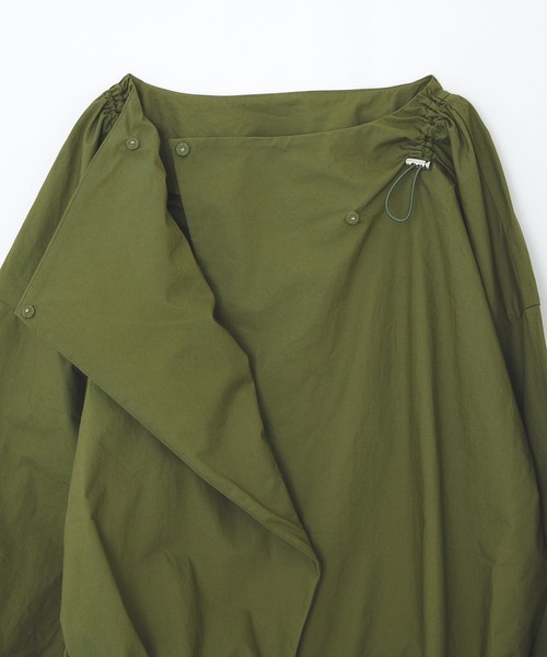 HeRIN.CYE（ヘリンドットサイ）の「ドロストブルゾン（ブルゾン・レディース・ホワイト/オレンジ/カーキ・FREE）」の11枚目の写真