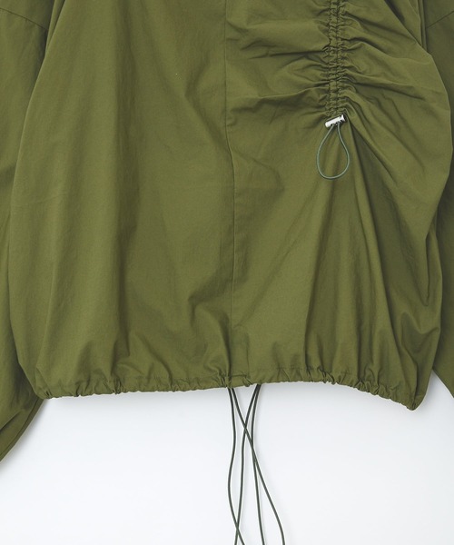 HeRIN.CYE（ヘリンドットサイ）の「ドロストブルゾン（ブルゾン・レディース・ホワイト/オレンジ/カーキ・FREE）」の18枚目の写真