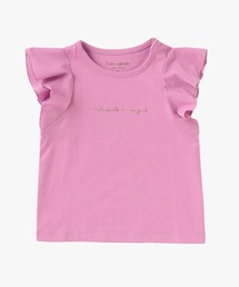 kate spade new york kids（ケイトスペードニューヨーク）の「インファント・トドラー ロゴラッフルティー（Tシャツ/カットソー・キッズ）」