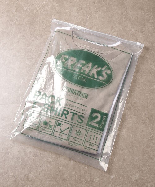 FREAK'S STORE（フリークスストア）の「▽【WEB限定】STORATECH/ストラテック　〈高機能素材〉2枚組Tシャツセット（Tシャツ/カットソー・レディース・ホワイト/ブラック/ベージュ/その他・SMALL/MEDIUM/LARGE）」の18枚目の写真
