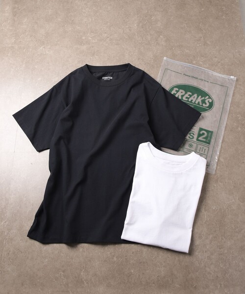 FREAK'S STORE（フリークスストア）の「▽【WEB限定】STORATECH/ストラテック　〈高機能素材〉2枚組Tシャツセット（Tシャツ/カットソー・レディース・ホワイト/ブラック/ベージュ/その他・SMALL/MEDIUM/LARGE）」の5枚目の写真