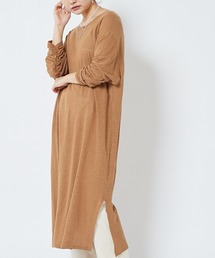 COLLAGE GALLARDAGALANTE（コラージュガリャルダガランテ）の「【OT】袖ギャザーカットシアーワンピース（ワンピース）」