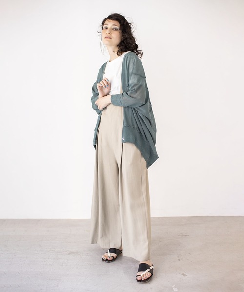 OSMOSIS（オズモーシス）の「サロペット&TシャツSET（サロペット/オーバーオール・レディース・ブラック/ブラウン/ライトカーキ・ONE SIZE）」の20枚目の写真