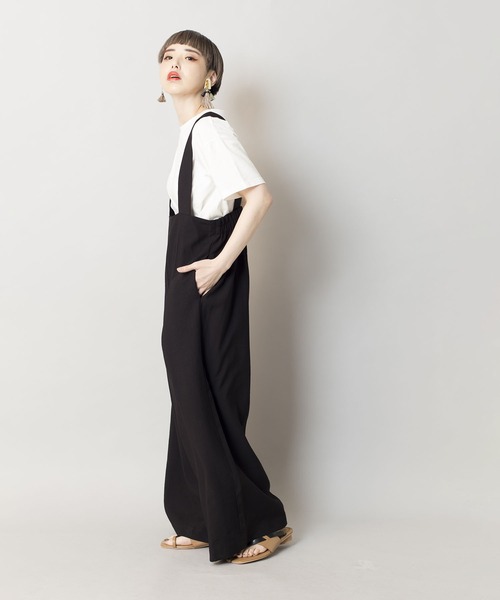 OSMOSIS（オズモーシス）の「サロペット&TシャツSET（サロペット/オーバーオール・レディース・ブラック/ブラウン/ライトカーキ・ONE SIZE）」の18枚目の写真