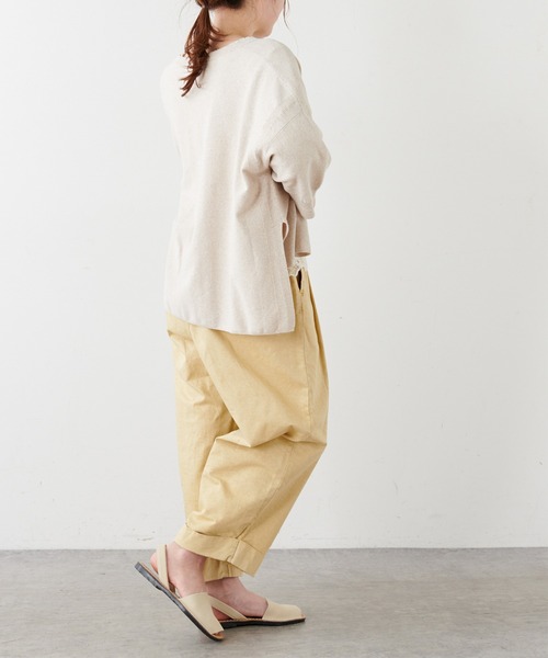 PUAL CE CIN(ピュアルセシン)の「プレーティングカーディガン(カーディガン/ボレロ・レディース・グレー/ベージュ・FREE)」の10枚目の写真