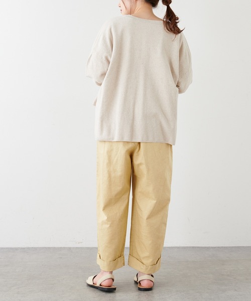 PUAL CE CIN(ピュアルセシン)の「プレーティングカーディガン(カーディガン/ボレロ・レディース・グレー/ベージュ・FREE)」の11枚目の写真