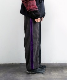 masterkey | masterkey マスターキー / NMG サイドラインジャージコーデュロイ異素材ミックスワイドパンツ / MK22A-P-12(その他パンツ)