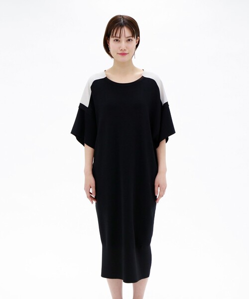 CAST:（キャストコロン）の「ニットコンビバックディティールワンピース（ワンピース・レディース・ブラック/グリーン・S/M）」の15枚目の写真