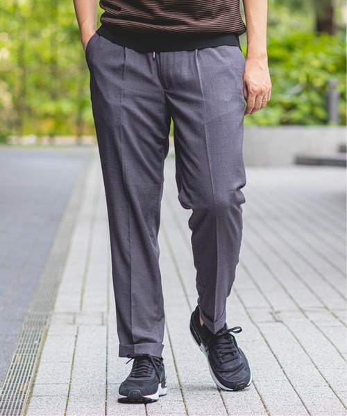EDIFICE イージーテーパードパンツ 417 EDIFICE（フォーワンセブンエディフィス）の「【Linen-like