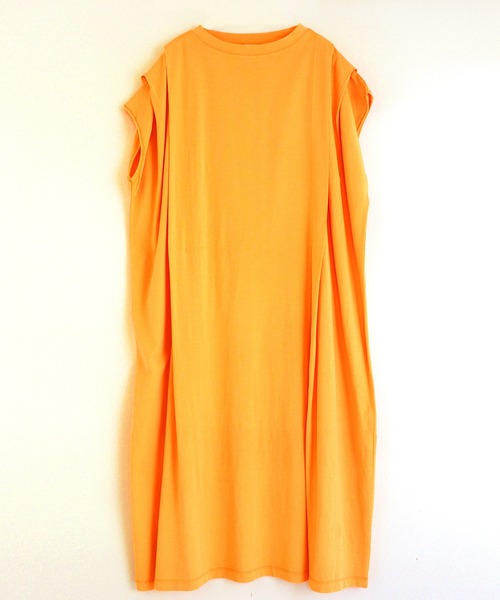 RNA-N（アールエヌエーエヌ）の「M1662 ショルダータックワンピース（ワンピース・レディース・スミクロ/イエロー/ライトカーキ・MEDIUM）」の4枚目の写真