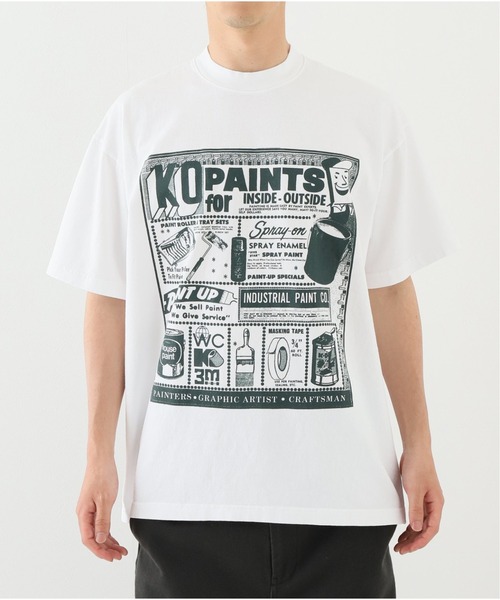 オーガスティーン・コフィー Augustine Kofie KOFIE GRAPHIC T-SH ホワイト WISM（ウィズム）の「【Augustine Kofie / オーガスティン