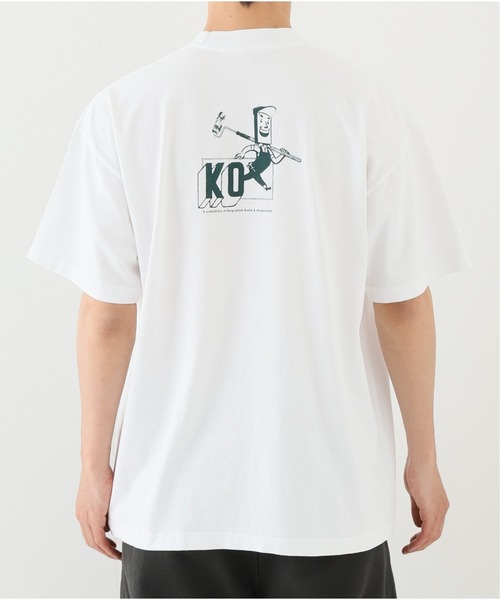オーガスティーン・コフィー Augustine Kofie KOFIE GRAPHIC T-SH ホワイト WISM（ウィズム）の「【Augustine Kofie / オーガスティン