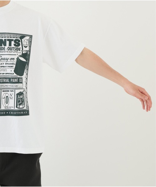 オーガスティーン・コフィー Augustine Kofie KOFIE GRAPHIC T-SH ホワイト WISM（ウィズム）の「【Augustine Kofie / オーガスティン