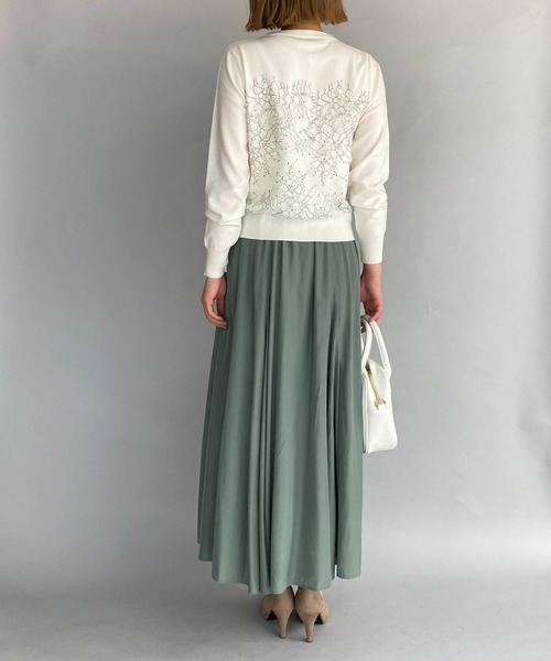 PICCIN(ピッチン)の「マチ入りロングスカート(スカート・レディース・ブラウン/モスグリーン/キャメル・M)」の9枚目の写真