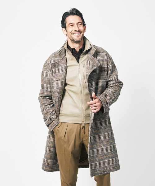 junhashimoto(ジュンハシモト)の「C07 OVER BELTED COAT(その他アウター・メンズ・ブラック/グリーン/ブラウン/ブラック系・2/3/4/5)」の1枚目の写真