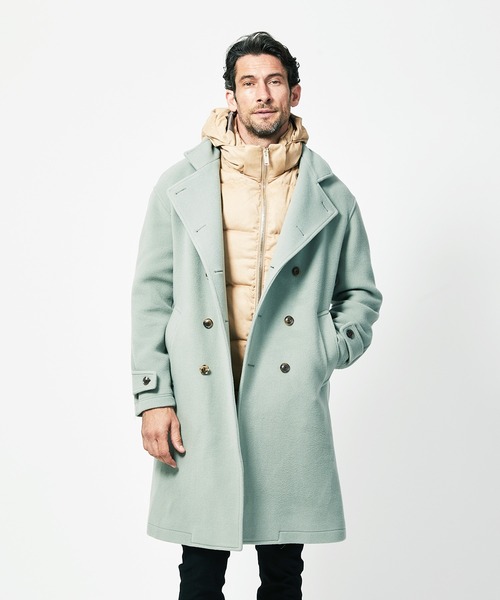 junhashimoto(ジュンハシモト)の「C07 OVER BELTED COAT(その他アウター・メンズ・ブラック/グリーン/ブラウン/ブラック系・2/3/4/5)」の4枚目の写真