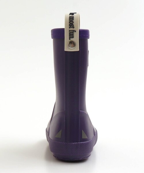 BREEZE（ブリーズ）の「ベーシックレインブーツ（レインシューズ・キッズ・ベージュ/グリーン/イエロー/パープル/ネイビー・15 /16/17/19/20/14/18）」の11枚目の写真