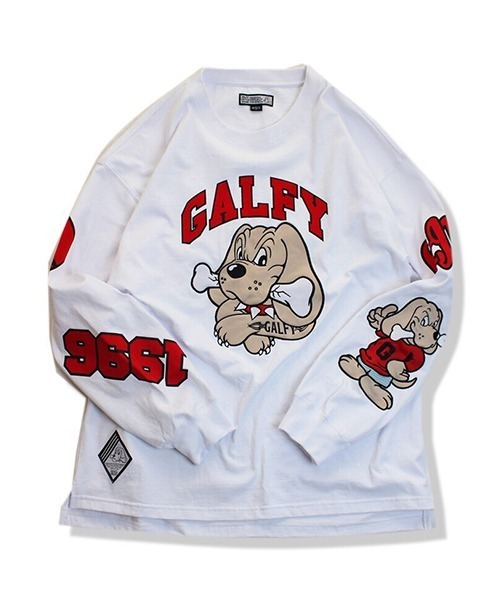 ガルフィー わんわん大学 長袖Tシャツ GALFY（ガルフィー）の「【GALFY/ガルフィー】わんわん大学