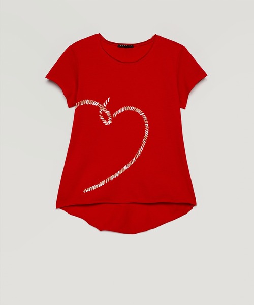 SISLEY(シスレー)の「キッズカットオフプリントTシャツ・カットソー(Tシャツ/カットソー・キッズ・ホワイト/グレー/レッド・LARGE/X-LARGE/XXX-LARGE/XX-LARGE/MEDIUM/SMALL)」の3枚目の写真