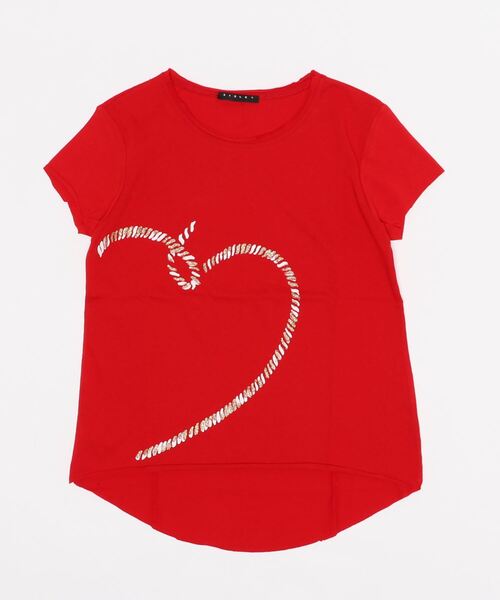 SISLEY(シスレー)の「キッズカットオフプリントTシャツ・カットソー(Tシャツ/カットソー・キッズ・ホワイト/グレー/レッド・LARGE/X-LARGE/XXX-LARGE/XX-LARGE/MEDIUM/SMALL)」の8枚目の写真