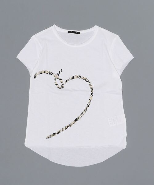 SISLEY(シスレー)の「キッズカットオフプリントTシャツ・カットソー(Tシャツ/カットソー・キッズ・ホワイト/グレー/レッド・LARGE/X-LARGE/XXX-LARGE/XX-LARGE/MEDIUM/SMALL)」の7枚目の写真