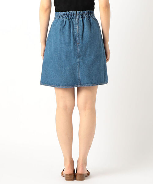 fredy repit（フレディレピ）の「デニムミニスカート（デニムスカート・レディース・ライトブルー/ネイビー・36/38）」の4枚目の写真