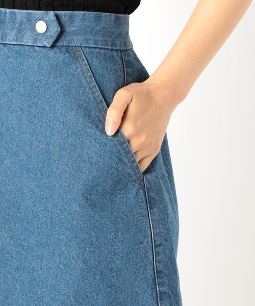 fredy repit（フレディレピ）の「デニムミニスカート（デニムスカート・レディース・ライトブルー/ネイビー・36/38）」の12枚目の写真