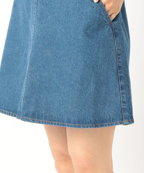 fredy repit（フレディレピ）の「デニムミニスカート（デニムスカート・レディース・ライトブルー/ネイビー・36/38）」の9枚目の写真