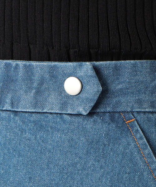 fredy repit（フレディレピ）の「デニムミニスカート（デニムスカート・レディース・ライトブルー/ネイビー・36/38）」の14枚目の写真