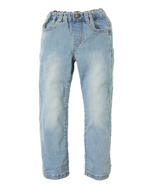 devirock（デビロック）の「楽デニム ストレートパンツ（デニムパンツ・キッズ・ネイビー/サックスブルー/ブルー系その他/ワンウォッシュ・80ｃｍ/90cm/110cm/100cm/120cm/130cm/140cm/150cm/160cm）」の8枚目の写真