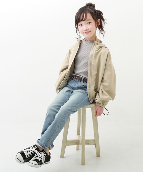 devirock（デビロック）の「楽デニム ストレートパンツ（デニムパンツ・キッズ・ネイビー/サックスブルー/ブルー系その他/ワンウォッシュ・80ｃｍ/90cm/110cm/100cm/120cm/130cm/140cm/150cm/160cm）」の20枚目の写真