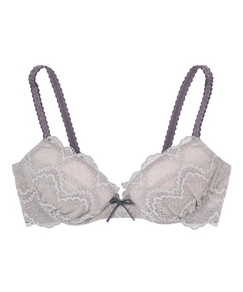 une nana cool(ウンナナクール)の「Parasol lace 3/4カップブラジャー(ブラジャー・レディース・ダークグリーン/グレー/ナチュラル/グレイッシュブルー/テラコッタ・B65/B70/C70/D70/B75/C65/C75/D65/D75/E65/E70/E75/F65/F70/F75)」の16枚目の写真