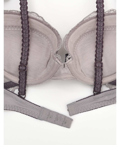 une nana cool(ウンナナクール)の「Parasol lace 3/4カップブラジャー(ブラジャー・レディース・ダークグリーン/グレー/ナチュラル/グレイッシュブルー/テラコッタ・B65/B70/C70/D70/B75/C65/C75/D65/D75/E65/E70/E75/F65/F70/F75)」の22枚目の写真