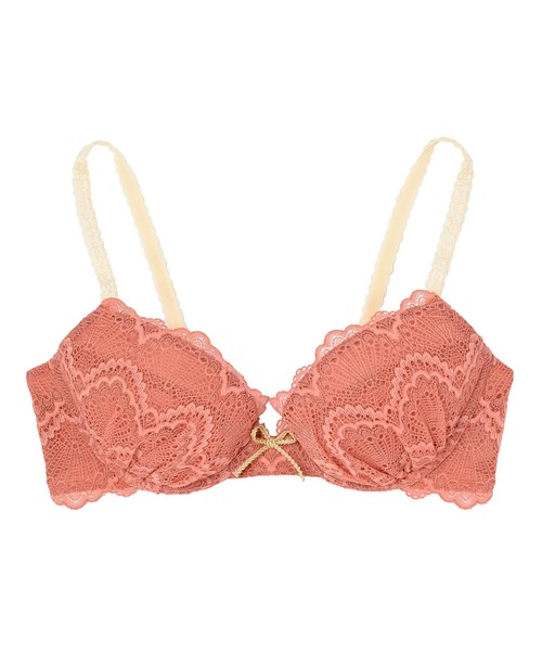 une nana cool(ウンナナクール)の「Parasol lace 3/4カップブラジャー(ブラジャー・レディース・ダークグリーン/グレー/ナチュラル/グレイッシュブルー/テラコッタ・B65/B70/C70/D70/B75/C65/C75/D65/D75/E65/E70/E75/F65/F70/F75)」の6枚目の写真