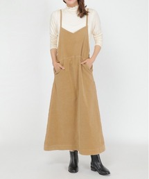 Wrangler（ラングラー）の「Wrangler コーデュロイジャンパースカート（ワンピース）」