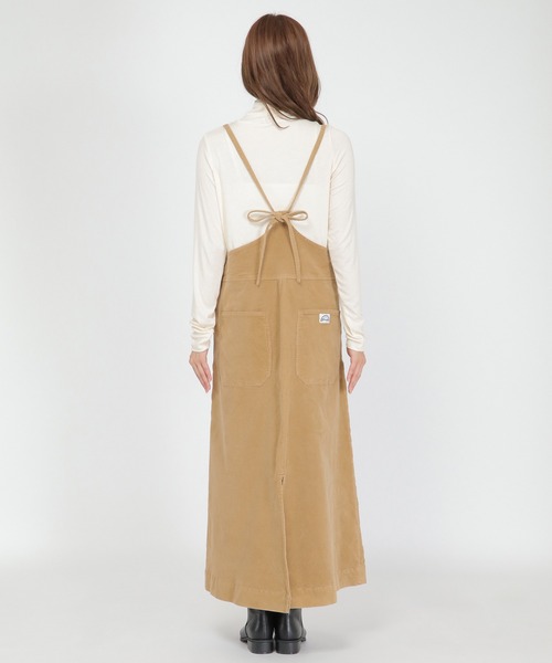 Wrangler（ラングラー）の「Wrangler コーデュロイジャンパースカート（ワンピース・レディース・ベージュ・M）」の3枚目の写真