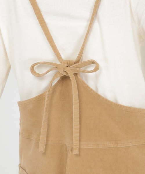 Wrangler（ラングラー）の「Wrangler コーデュロイジャンパースカート（ワンピース・レディース・ベージュ・M）」の10枚目の写真