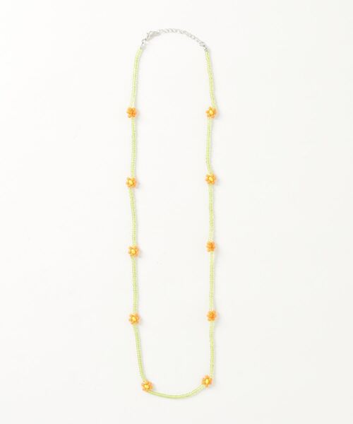 WEGO(ウィゴー)の「WEGO/フラワービーズロングネックレス(ネックレス・レディース・ホワイト/シルバー/グリーン/その他1/その他3/その他2・FREE)」の21枚目の写真