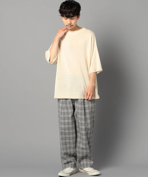 GLOSTER（グロスター）の「チェックイージースラックス（その他パンツ・メンズ・グレー系その他/ベージュ系その他・MEDIUM/LARGE）」の14枚目の写真