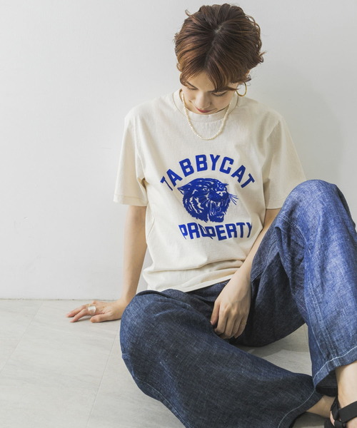 MIXTA（ミクスタ）の「Mixta　TABBYCAT T-SHIRTS（Tシャツ/カットソー・レディース・アイボリー/ブラック・-）」の17枚目の写真