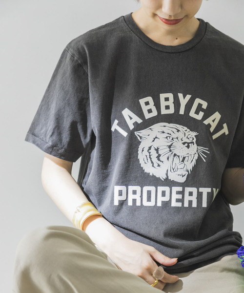 MIXTA（ミクスタ）の「Mixta　TABBYCAT T-SHIRTS（Tシャツ/カットソー・レディース・アイボリー/ブラック・-）」の14枚目の写真
