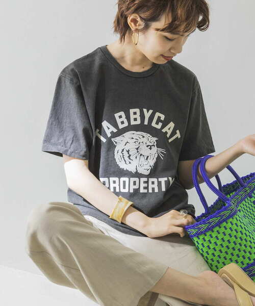 MIXTA（ミクスタ）の「Mixta　TABBYCAT T-SHIRTS（Tシャツ/カットソー・レディース・アイボリー/ブラック・-）」の13枚目の写真