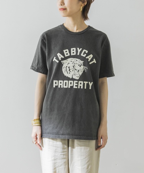 MIXTA（ミクスタ）の「Mixta　TABBYCAT T-SHIRTS（Tシャツ/カットソー・レディース・アイボリー/ブラック・-）」の11枚目の写真