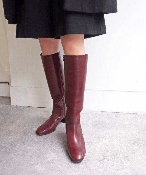 apres（アプレ）の「ルーズロングブーツ　-8650367（ブーツ・レディース・ブラック/オフホワイト/ライトブラウン/ワイン・22.5cm/23.5cm/24.5cm/23.0cm/24.0cm）」の4枚目の写真