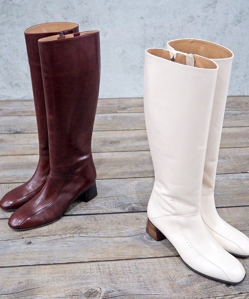 apres（アプレ）の「ルーズロングブーツ　-8650367（ブーツ・レディース・ブラック/オフホワイト/ライトブラウン/ワイン・22.5cm/23.5cm/24.5cm/23.0cm/24.0cm）」の5枚目の写真