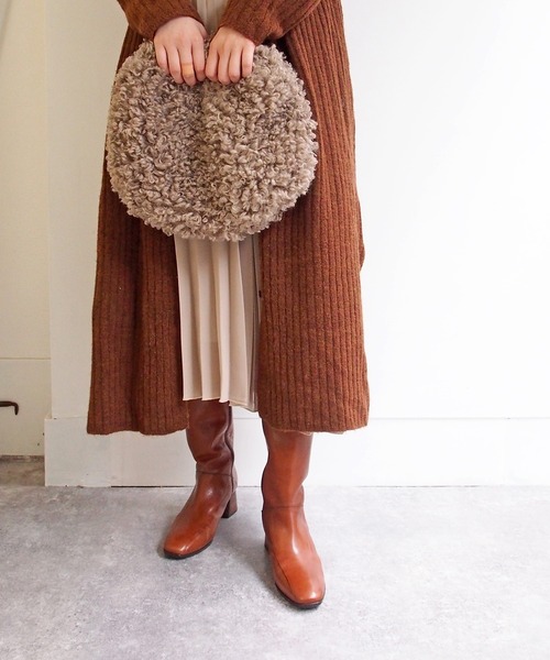 apres（アプレ）の「ルーズロングブーツ　-8650367（ブーツ・レディース・ブラック/オフホワイト/ライトブラウン/ワイン・22.5cm/23.5cm/24.5cm/23.0cm/24.0cm）」の14枚目の写真