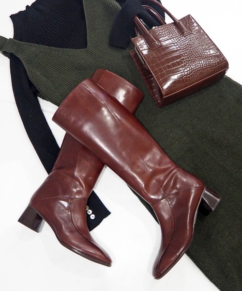 apres（アプレ）の「ルーズロングブーツ　-8650367（ブーツ・レディース・ブラック/オフホワイト/ライトブラウン/ワイン・22.5cm/23.5cm/24.5cm/23.0cm/24.0cm）」の19枚目の写真